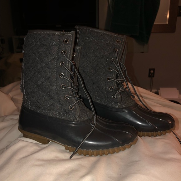 FROLIC Shoes - Gray duck boots